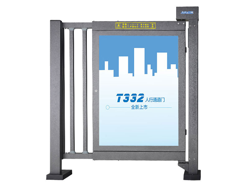 桂林T332D人行通道廣告門-閉門器型